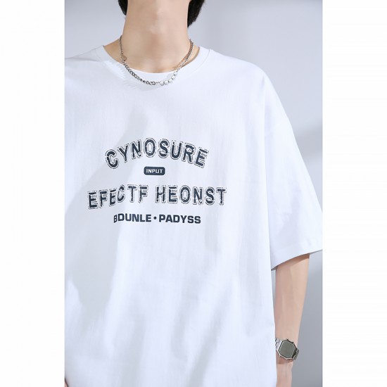 Black  Short Sleeve T-Shirt For Men