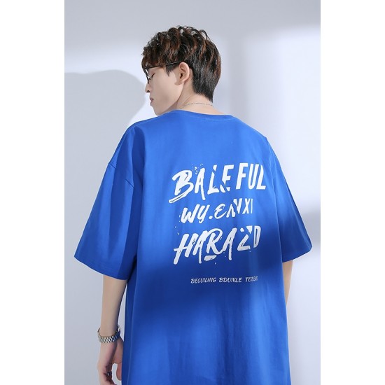 Trendy Blue Short Sleeves For Mens